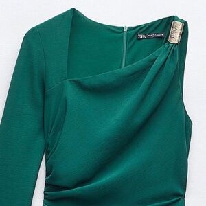 Zara One-Shoulder Dress